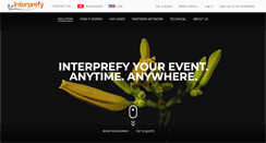 Desktop Screenshot of interprefy.com